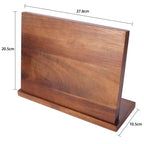 Soporte Magnético para Cuchillos de Madera - Estilo Minimalista