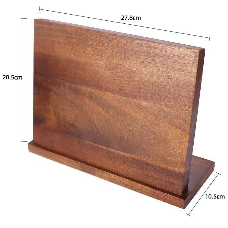 Soporte Magnético para Cuchillos de Madera - Estilo Minimalista