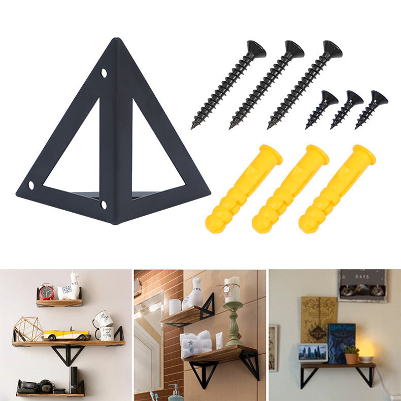Repisas Flotantes de Madera y Metal Industrial - Estilo Rústico Decorativo (Set 2 pzas)