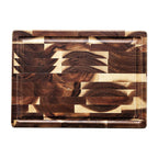 Tabla de Cortar de Madera de Acacia con Diseño Parquet - 3 cm de Grosor